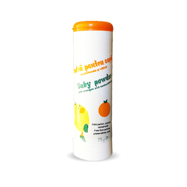 MEBRA Baby powder with oranges and seabuckthorn 75g